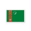 Aimant Drapeau Turkménistan - Multicolore - 7 Cm - 50 Pièces - Résine Synthétique - Mixte