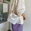 Fashion Water Bucket Shoulder Bag For Women Pu Material With Flower Embroidery