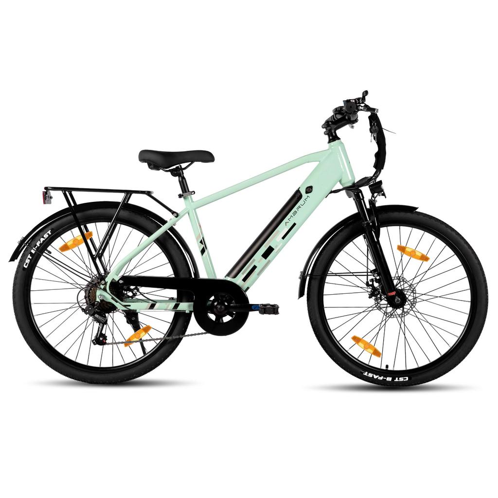 HILAND AMB652 Bicicletă Electrică de Oraș pentru Adulți cu Scaun Anvelope Off-Road 26 Inch Motor 250W Baterie 36V10.4AH Bicicletă Electrică de Munte