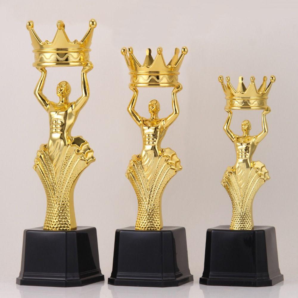 Plastic Award Trophy Models Craft Souvenirs Golden Player Award Championship Trophy  School Events