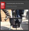 Portable Outdoor Firewood Stove with Threaded Round Legs - New Model
