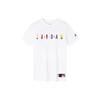 Round Neck Letter Short Sleeve T-Shirt Kids Tops White JD2132112GS-001