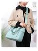 Versatile Women's Large Nylon Tote - Single-Shoulder, Simple Korean-Style Handbag for Shopping
