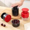 Easy Clean Food Container 7 Hole Cherry Pitter, Multifunctional Fruit Coring Tool for Leak Proof Reusable Olive, Manual Press Remover, Kitchen Gadget