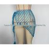 Hand-Crocheted Sequin Bikini Cover-Up Skirt