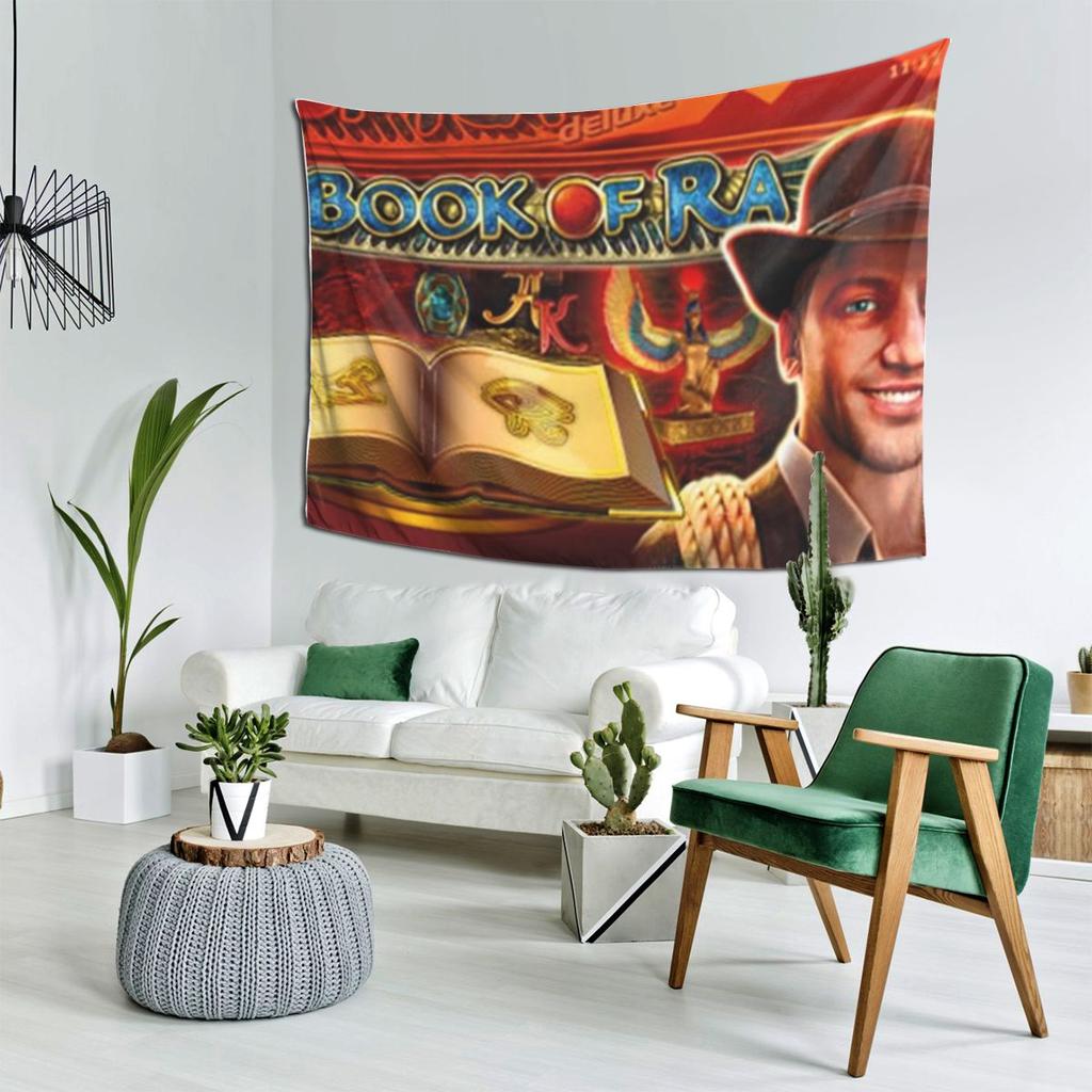 Arazzo Book Of Ra Decorazione Artistica Arazzi Estetici per Soggiorno Camera da Letto Casa Tessuto da Parete Appeso a Parete