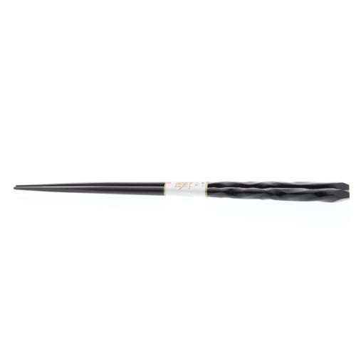 Ishida Japanese Chopsticks, Ebony, Musashi Style, Lacquer, Tip, 23.5cm