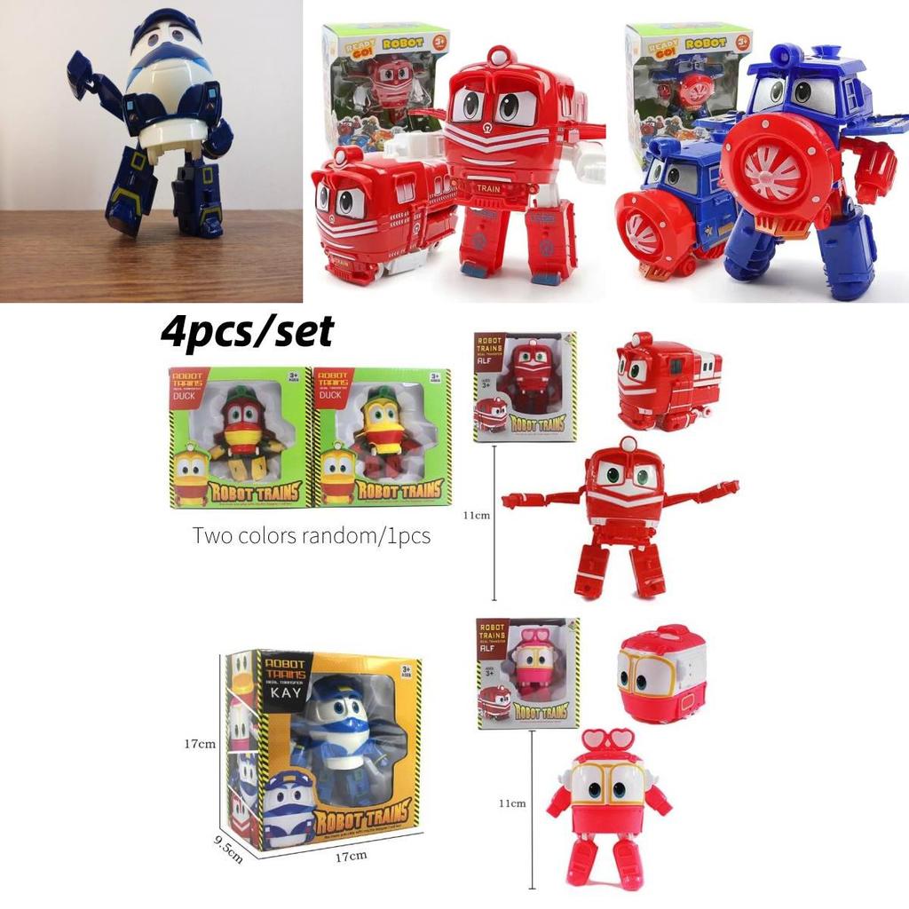 Robot Vláčky Rt Kay Transformační Vláček Figurka Korejská Animace Hračka Pro Děti