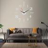 DIY 3D Luminous Silent Wall Clock - No-Drill, Simple Hanging Decor for Living Room