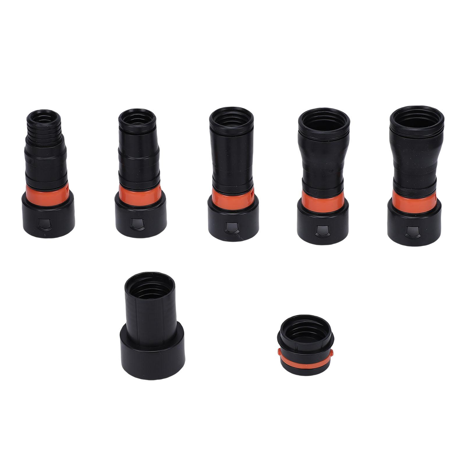 

7 Pcs Dust Collection Hose Adapter 360 Degree Rotating Clamp Vacuum Hose Adapter for Power Tools Sanders