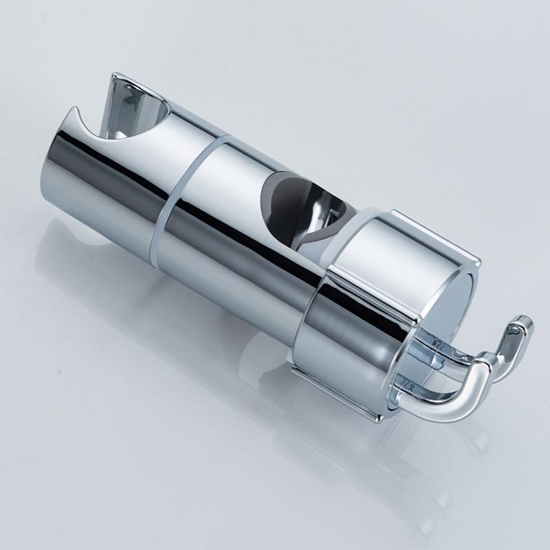 ABS Adjustable Shower Head Holder Shower Holder Clamp Showerhead Rail Slide Bracket Bathroom Accessories Rotation Hook Design