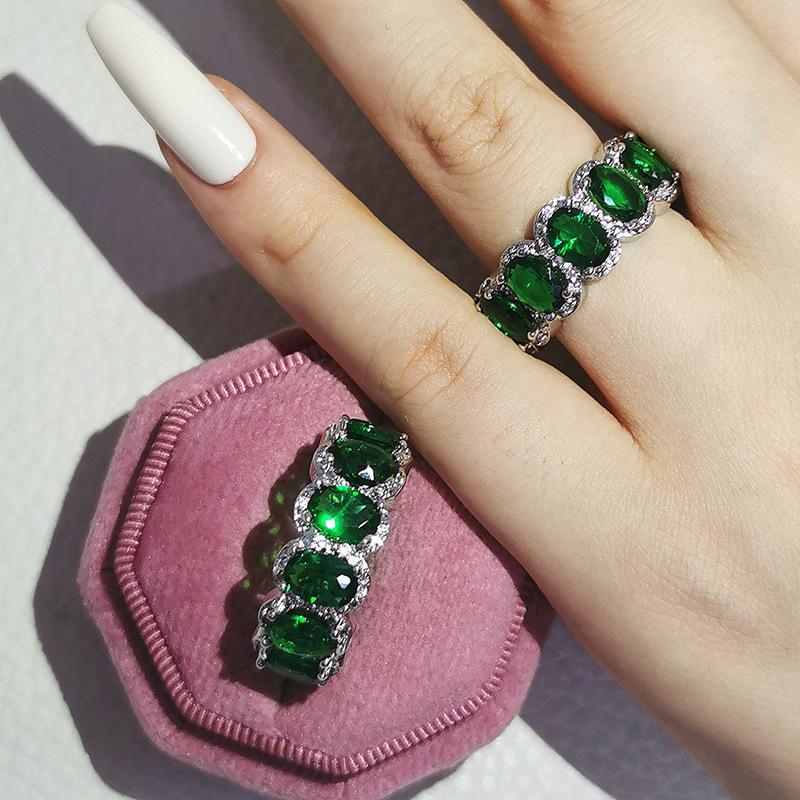 Δαχτυλίδι αρραβώνων 3Α με ζιργκόν και λαμπερά διαμάντια για γυναίκες 4574