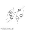 10pcs/lot Garbage Can Adjustable Torsion Spring 0.7MM wire diameter Stainless Steel 304 150 Degree FUMAO Custom Springs