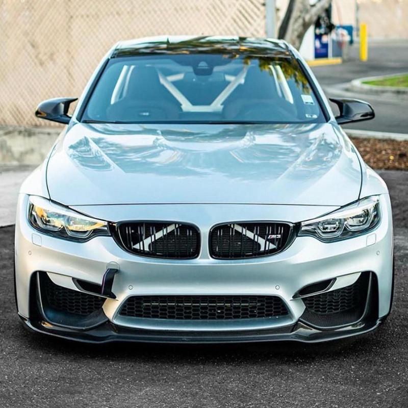 For BMW F80 M3 F82 F83 M4 2015-2020 Front Bumper Lip Chin Splitter Diffuser Spoiler Deflector Protect Guard Car Accessories Part