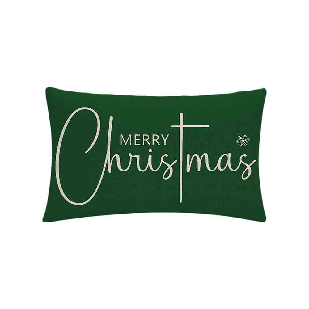 Christmas Theme Decorative Pillow Case For Living Room Sofa Cushion Cover Holiday Home Decoration Accent