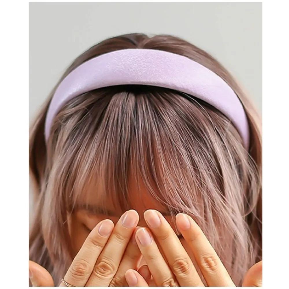 Ribbon satin hair tie, polka dot angel scrunchie, voluminous pearl hairband
