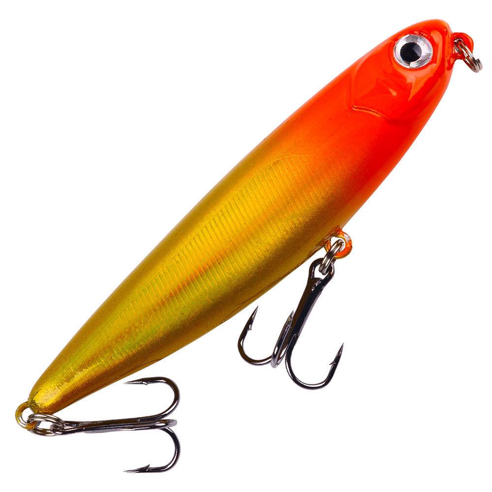 Surface Pencil Lure Bait9CM11.5GSqueaky Bead Zigzag Hard Bait for Dogs, Specially Designed for Freshwater and Saltwater, Suitabl