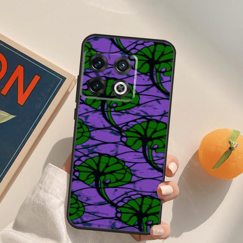 

African Wax Pattern Fabric Case For OnePlus 15 13 12 11 13R 12R 10T 8T 13T OnePlus Nord 5 CE 3 2 4 Lite N20 N30 Cover OnePlus Nord CE2Lite