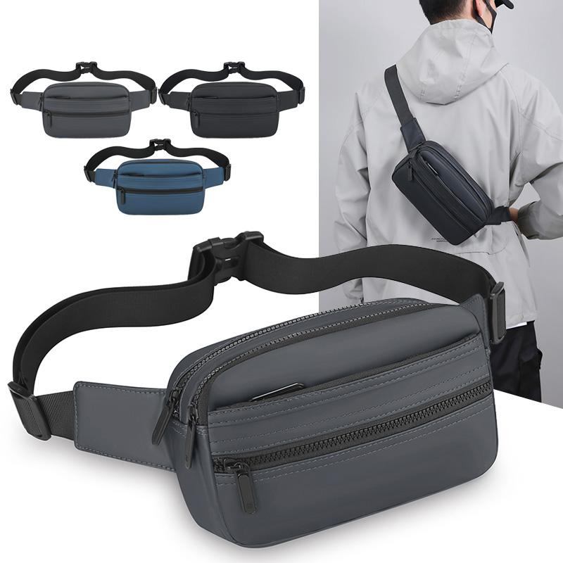 Men's Waist Bag Chest Bag Multi-Functional Shoulder Crossbody Bag