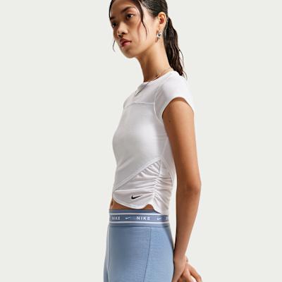 Nike T Shirts Women's White Crew Neck
