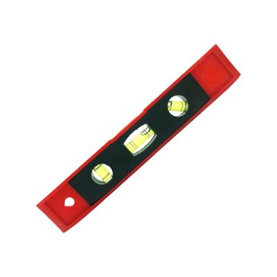 Kunststoff-Torpedolaser-Wasserwaage 45/90/180 Grad Horizontale Vertikale Neigungserkennung Magnetische Rückseite Libelle