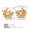 Old Money Style Vintage Zircon Flower Earrings Luxury Advanced Ear Jewelry For Women