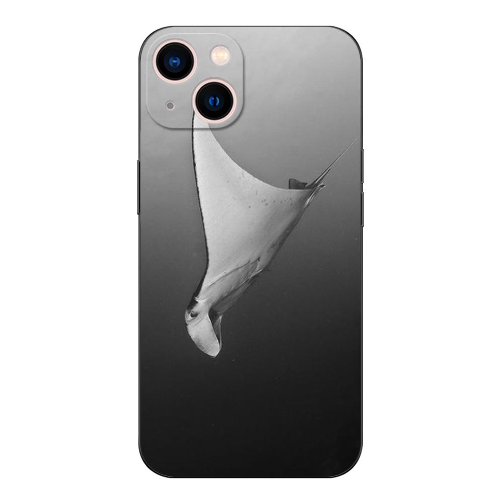 Black Tpu Case For Huawei Honor 20 Lite 10 10i 20S 30S 30 7A 5.45 7s 7C 5.7 Cover Animal Manta Ray
