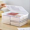 Plastic Storage Box For Office Large Capacity Transparent Paper Storage Case Desktop Storage Organization Document Box