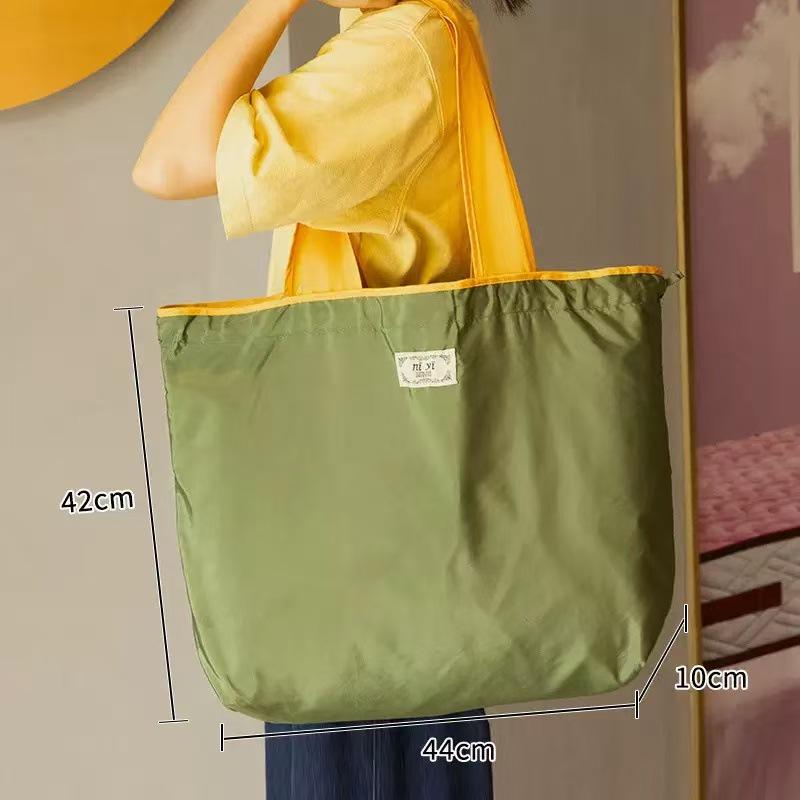 Eco-friendly Foldable Women's Shoulder Tote Bag for Groceries