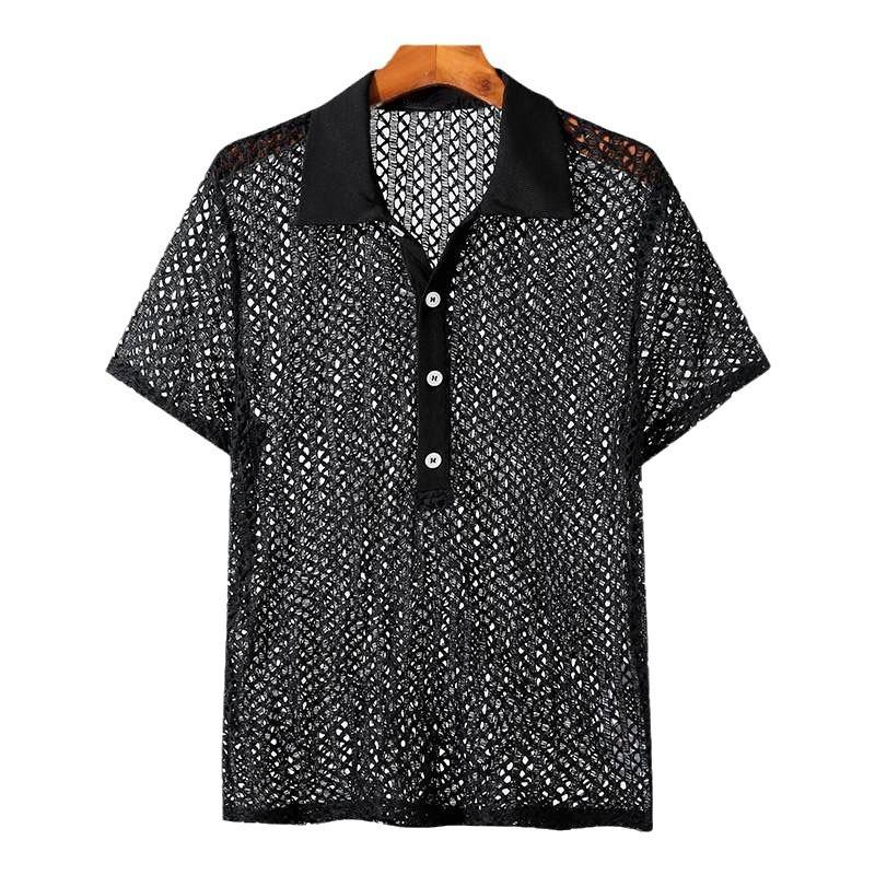 Men's Faded Cotton Denim Shirt