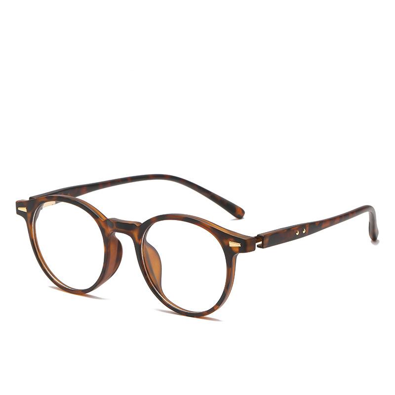 Optical Glasses Men Women Anti-blue Light Myopia Eyewear Fashion Simple Oval TR-90 High Quality Frame Prescription Eyeglasses