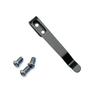 Stainless Steel Back Clip for Pocket Knife Waist Clip Folding Knives Handle DIY Make Accessories Parts with 3pcs Screws