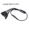 1 In 3/4/5/6 Out 3.5mm AUX Cord Male To Female Stereo AUX Converters Wire Splitter Cable 4-Section for Headphones