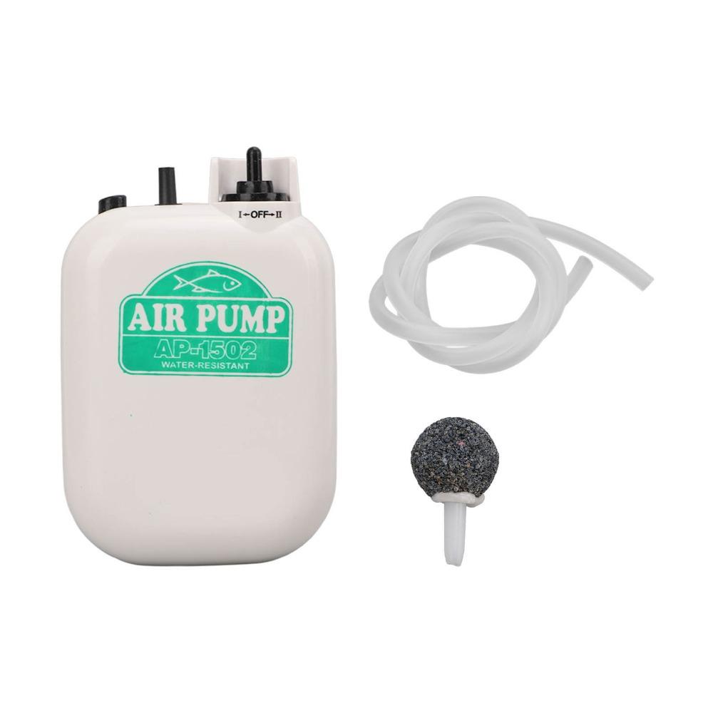 Battery Powered Oxygen Aquarium Air Pump with Hose Fish Aerator Pump  Fish Transportation