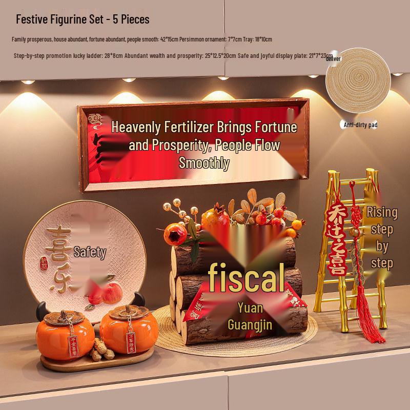 Prosperous New Chinese Style Housewarming Decoration Set