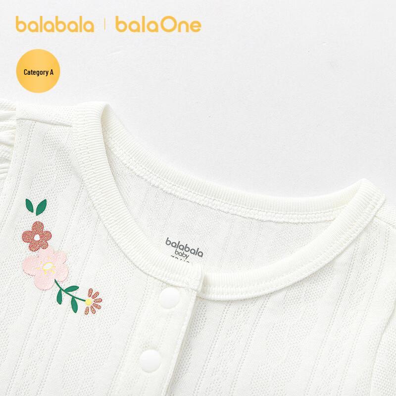 Balabala Girls' Pure Cotton Long-Sleeve T-Shirt