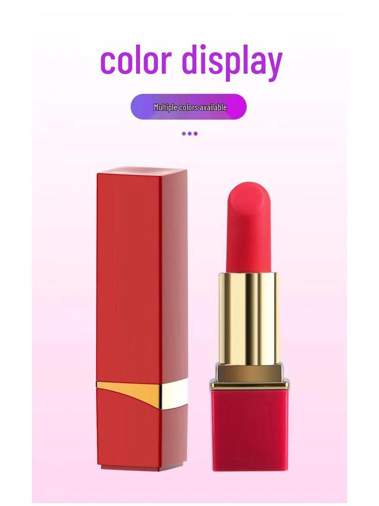 Women's Mini Lipstick Vibrator - Small AV Stick with Magnetic Attraction for Personal Pleasure