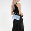 Modes sieviešu salikta liela ietilpība svaiga vasaras jauna tendence tekstūra plecu crossbody pārnēsājama maza kvadrātveida somiņa