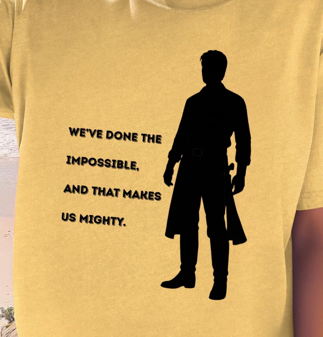 Mal Reynolds T-Shirt, Firefly inspired Tee, We ve Done The Impossible Shirt 2XL
