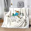 Coperta in Flanella di Pippi Calzelunghe Morbida Calda per Tutte le Stagioni, Design per Campeggio, Viaggio in Auto, Escursionismo Divano, Letto, Ufficio Regalo Perfetto per Feste