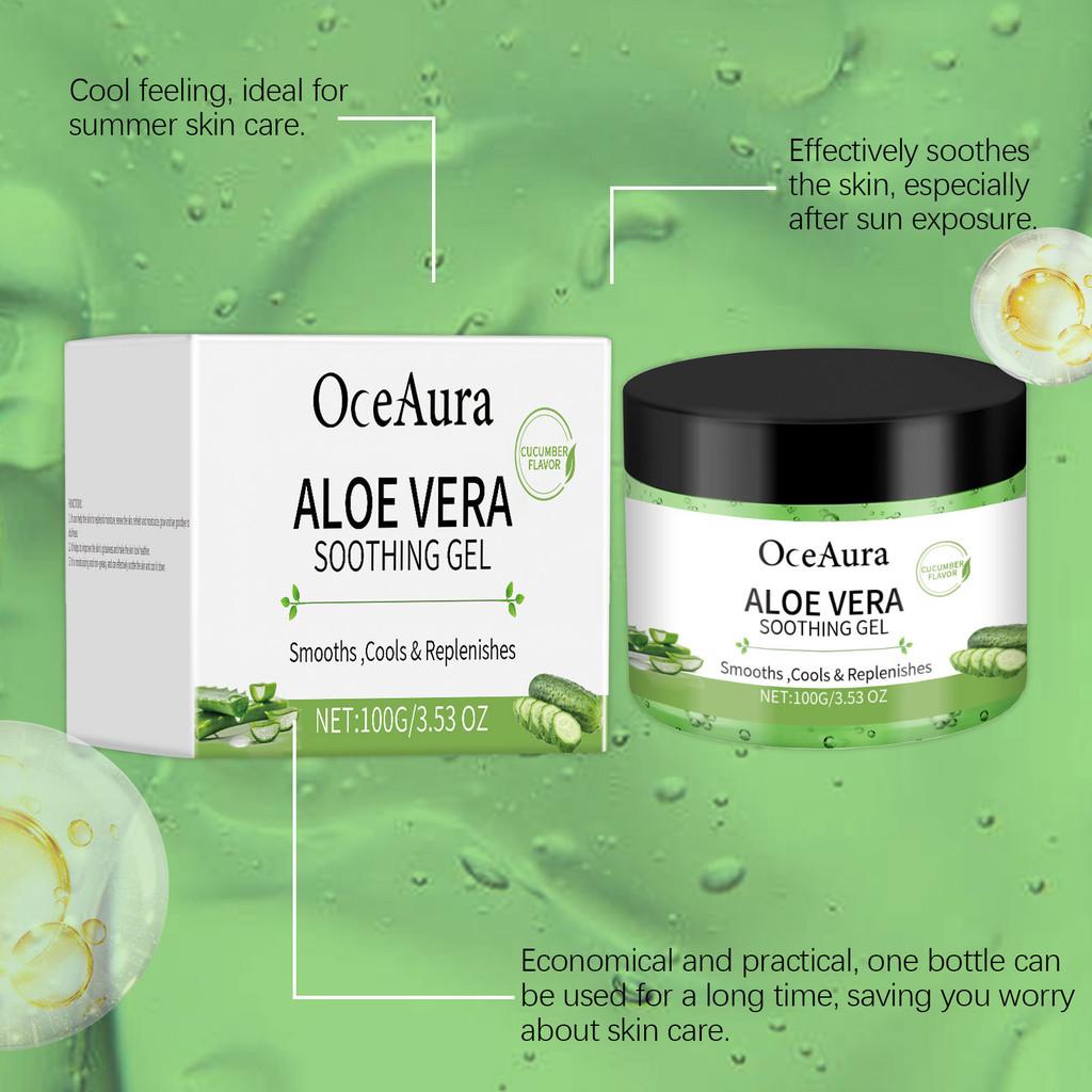 Moisturizing Aloe Vera Cucumber Gel For Hydrating And Refreshing Body Care