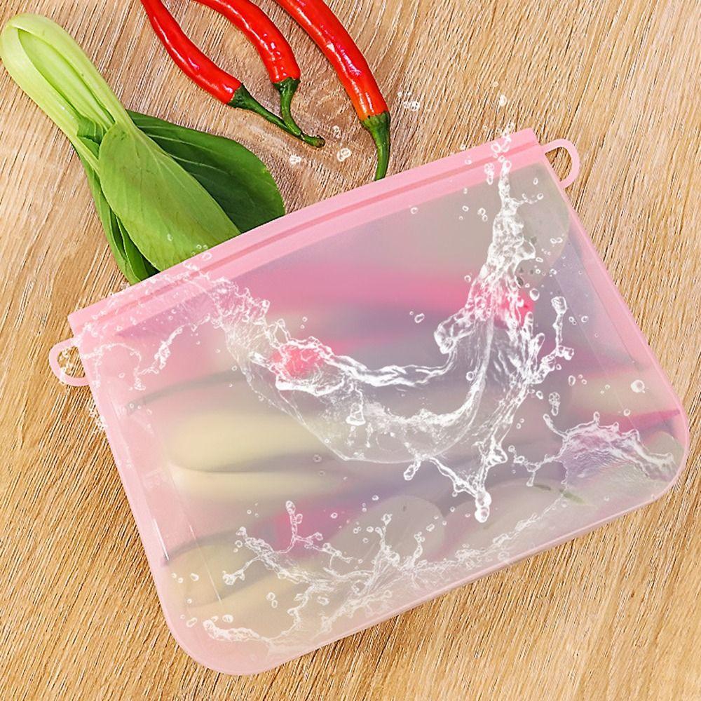 500/1000/1500ml Food Storage Container Microwave Dishwasher Safe Kitchen Fresh Bag  Cereal