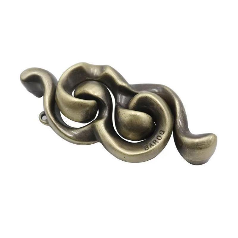 Difficult Disentanglement Brain Teaser Metal Puzzles For Adults and Kids Smart Logic IQ Test Mind Challenge Educational Toys