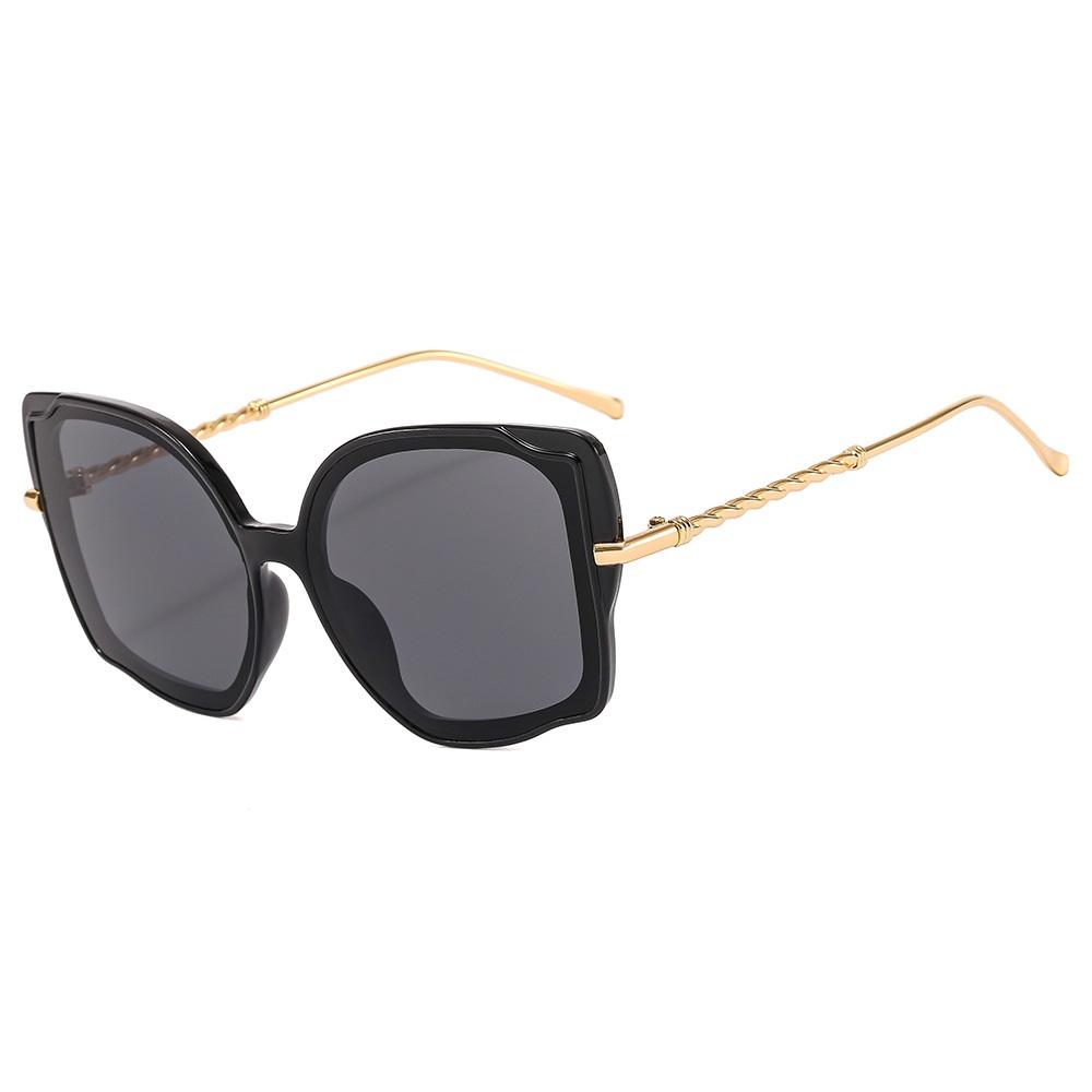 

Fashion Cat Eye Sunglass Women Trendy Eyewear High Quality Luxury Brand Designer Sun Shades For Ladies Uv400 as picture