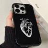 1 Heart Anatomical Pattern Phone Case for iPhone 17 16 15 14 13 12 11 Pro/ Max /Plus Anti-fall and Shockproof Back Cover