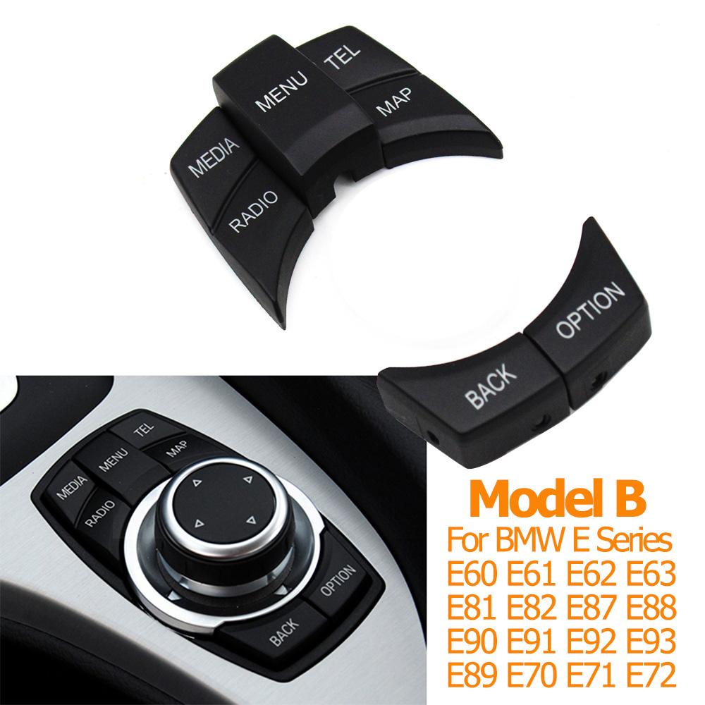 Interior Car CIC IDrive Multi Media Knob Menu Buttons Replacement For BMW E60 E61 E63 E64 E81 E82 E87 E88 E89 E90 E92 E70 E71