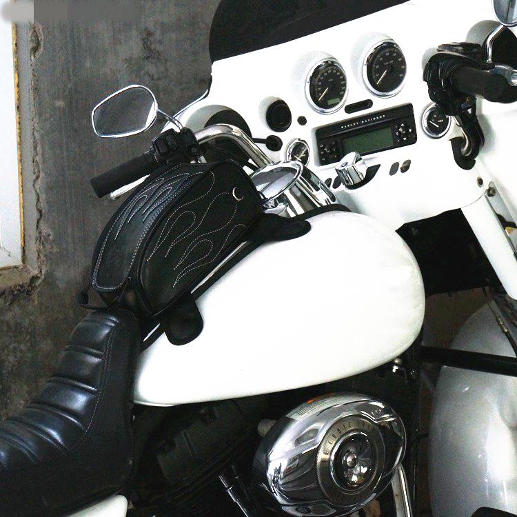 Borsa serbatoio moto borsa serbatoio olio carburante borsa laterale moto Per Honda Yamaha Suzuki Kawasaki Harley Sportster XL 883 XL1200