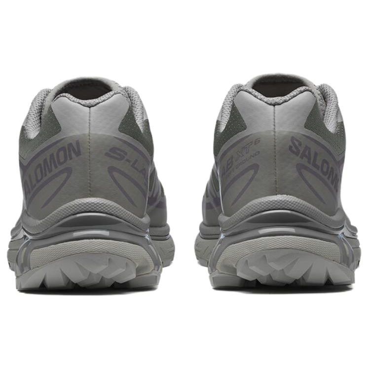 SALOMON XT-6 Comfortable Durable Low-Top Outdoor Functional Shoes Unisex Shoes Gray 474448