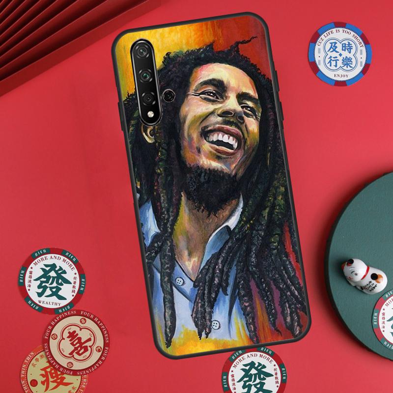 Reggae Bob Marley For Huawei Nova 12s 12i 7i 8i 11i Y73 Y70 Y90 Y60 Y72 Y61 Y91 9 10 SE P30 Pro P40 Lite Case