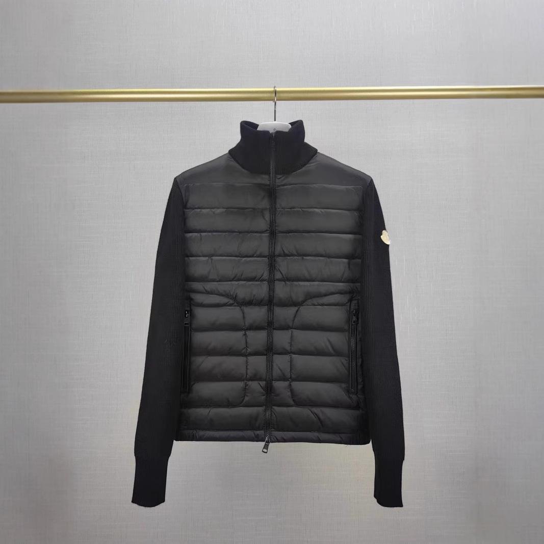 

Унісекс класична в язана пухова куртка Mengjia з клаптиками - Доступний розмір M 2X Large чорний